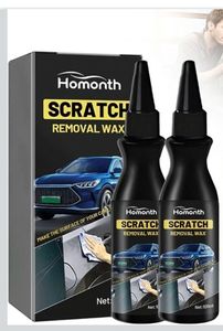 lot 50772 image: 2PCS Car Scratch Repair Paste, Scratch Removal Wax, 2025 New Car Paint Scratch Repair Polishing Wax, Premium Scratch Remover Kit with Sponge for Vehicles for Deep Scratches