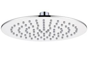 lot 50806 image: Waterfall Showerhead 10-Inch Stainless Steel