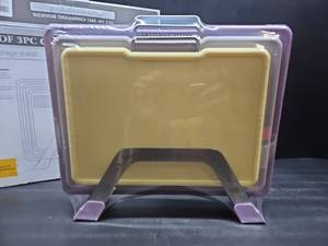 lot 50807 image: 3 pack Double Sided Cutting Mat for Kitchen