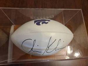 lot 1500 image: K-State Football  Signed by Coach Chris Klieman