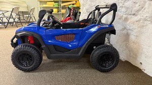 lot 6175 image: Blue Beast Off-Road 24V Ride-On UTV  Double the Seats, Double the Fun