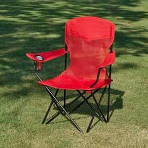 lot 29733 image: Ozark Trail Regular Arm Chair - Red