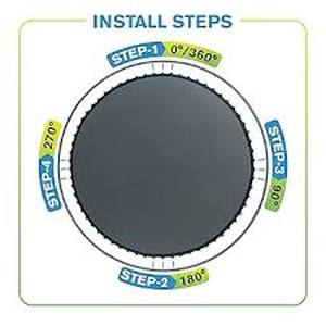 lot 29740 image: Upper Bounce Trampoline Replacement Mat