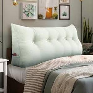 lot 29759 image: Headboard Pillow Queen Bed Wedge Pillow