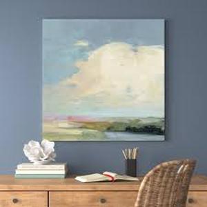 lot 29794 image: Colorful Horizon II by Julia Purinton - Painting Print On Canvas