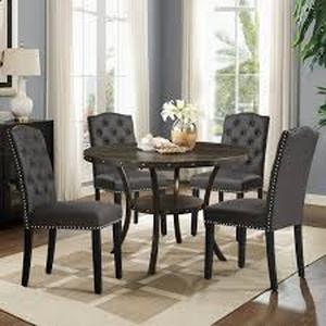 lot 29799 image: Subrtex Modern Faux Leather Waterproof Upholstered Dining Chairs - Set of 4