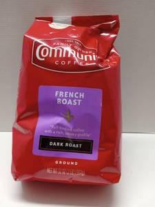 lot 100078 image: FACTORY SEALED - Community Coffee French Roast Ground Coffee - 32 oz