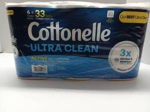 lot 100118 image: FACTORY SEALED - Cottonelle Ultra Clean Toilet Paper