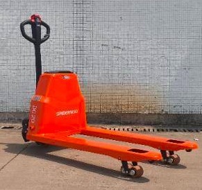 lot 3050C image: Spiderway 2025 Electric Pallet Truck 4400 lbs Load Capacity  48v lithium Battery  4 kmh Travel speed (Unused)