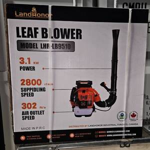 lot 5285 image: UNUSED LandHonor LHR-LB95210 Leaf Blower