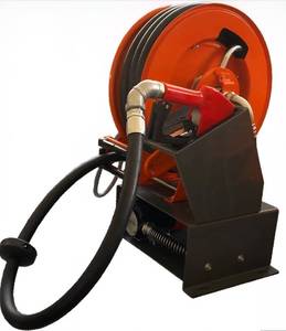 lot 5169 image: UNUSED LandHonor LHRDFP10 Diesel Fuel Transfer Pump comes with 49ft hose reel