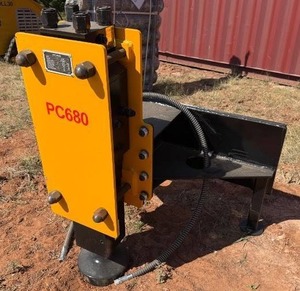 lot 5484 image: Unused 2025 PC680 Post Driver for Skid Steer Loader