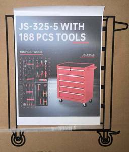 lot 5353 image: STARVOX Tool Storage System JS-325-5 with 188pcs Tools