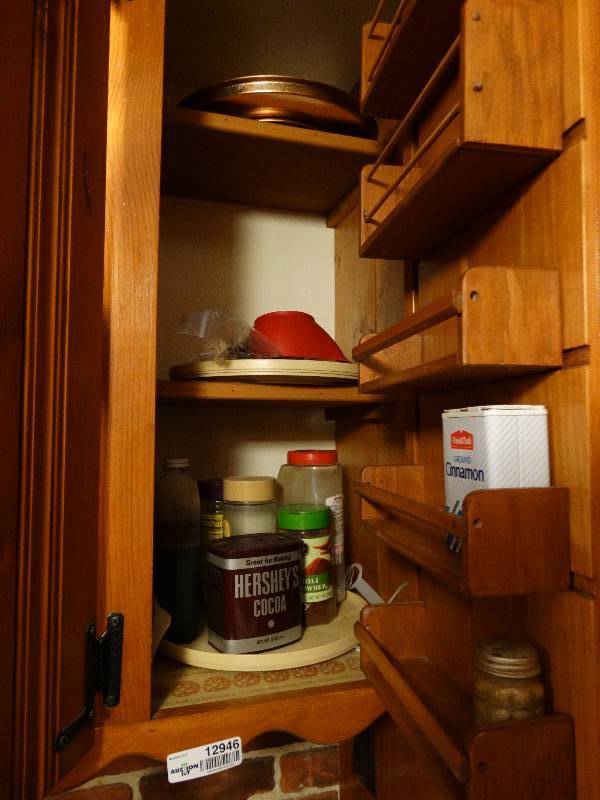 lot 12946 image: Lot of spices & misc.