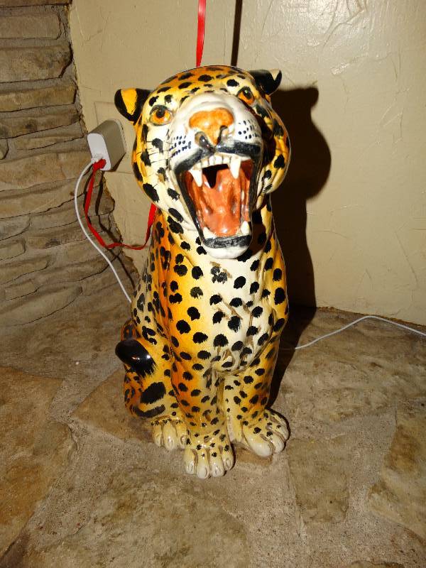 lot 12961 image: Porcelain Cheeta