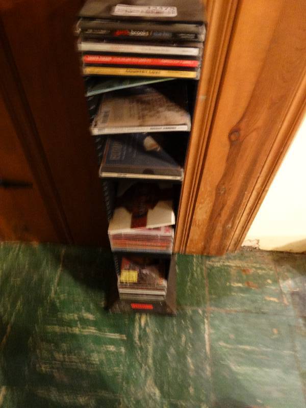 lot 13475 image: CD holder w various CDS
