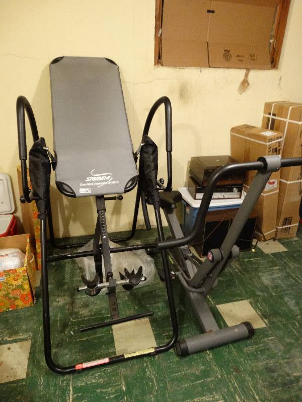 lot 13496 image: Stamina assisted inversion system & Volt gravity rider