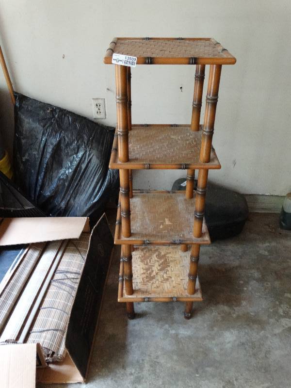 lot 13509 image: Decorative stand contents not included.