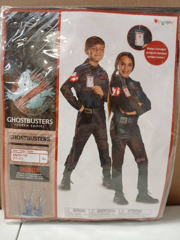 lot 42299 image: Ghostbusters Frozen Empire Engineer Deluxe Child Costume 3-4T