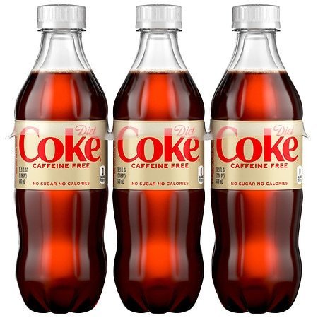 lot 51947 image: Diet Coke Caffeine-Free Bottles, 16.9 fl oz, 6 Pack -2