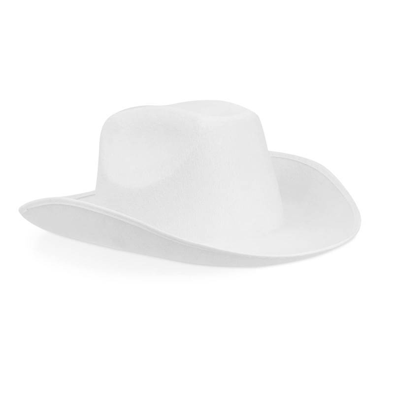lot 52026 image: Zodaca White Cowboy Hat for Men and Women - Cowgirl Hat for Birthday and Bachelorette Party