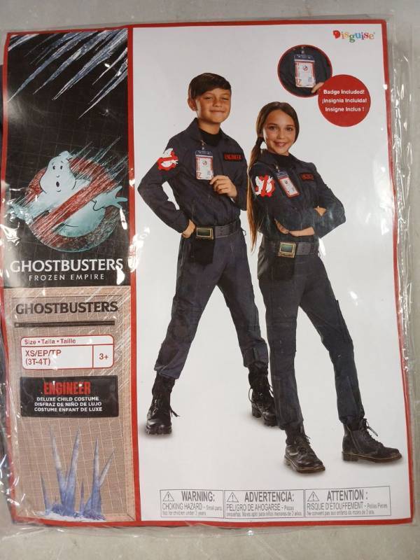 lot 42330 image: Ghostbusters Frozen Empire Engineer Child Costume -XS