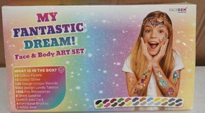 lot 23326 image: My Fantastic Dream Face & Body Art Set by Face Gem London