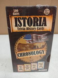 lot 23353 image: Istoria Chronology History Trivia Card Game