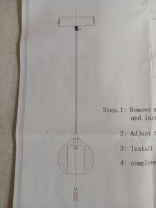 lot 23355 image: Vacimile Gold Pendant Light