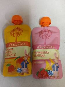 lot 23375 image: Peter Rabbit Organics Fruit Flavors Variety Pack 18pk Organic Fruit Puree