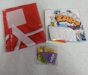 lot 31904 image: Super Hero Sound Effect 33pc Party Decorations