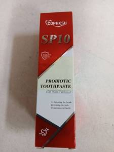 lot 31914 image: Cophksu SP10 Probiotic Whitening Toothpaste 2pk