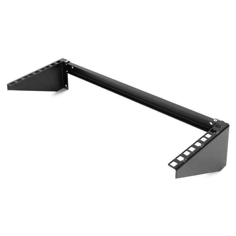 lot 42763 image: Tecmojo 3U Vertical Wall Mount Rack and Bracket for 19 Rack Mount Network and Server Equipment