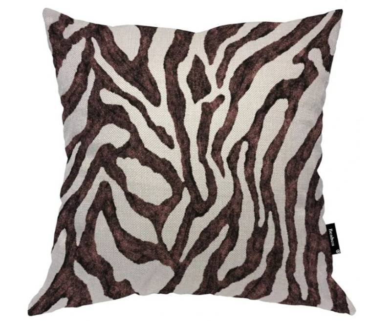 lot 52089 image: Zebra Print Decorative Throw Pillow Cover