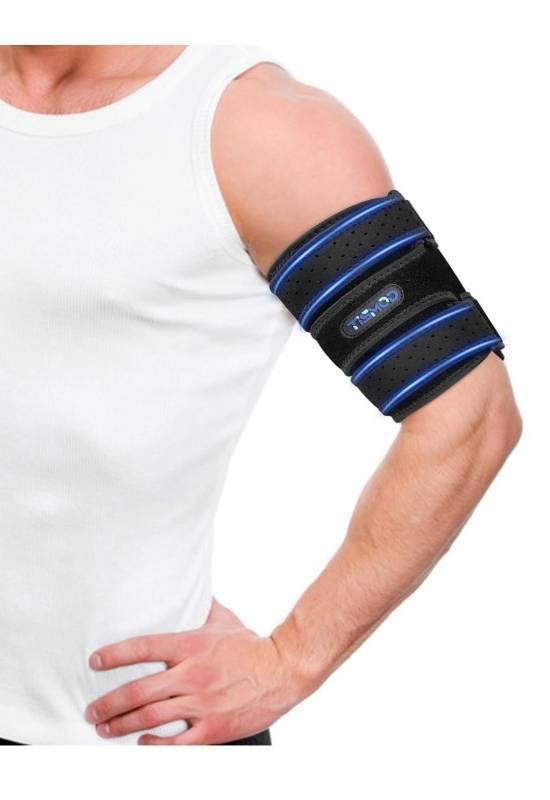 lot 32039 image: Bicep Tendonitis Brace Compression Sleeve Support, Upper Arm Brace Bicep Support Bands for Relief Pain, Muscle Strains Triceps & Bicep Wrap for Men Women