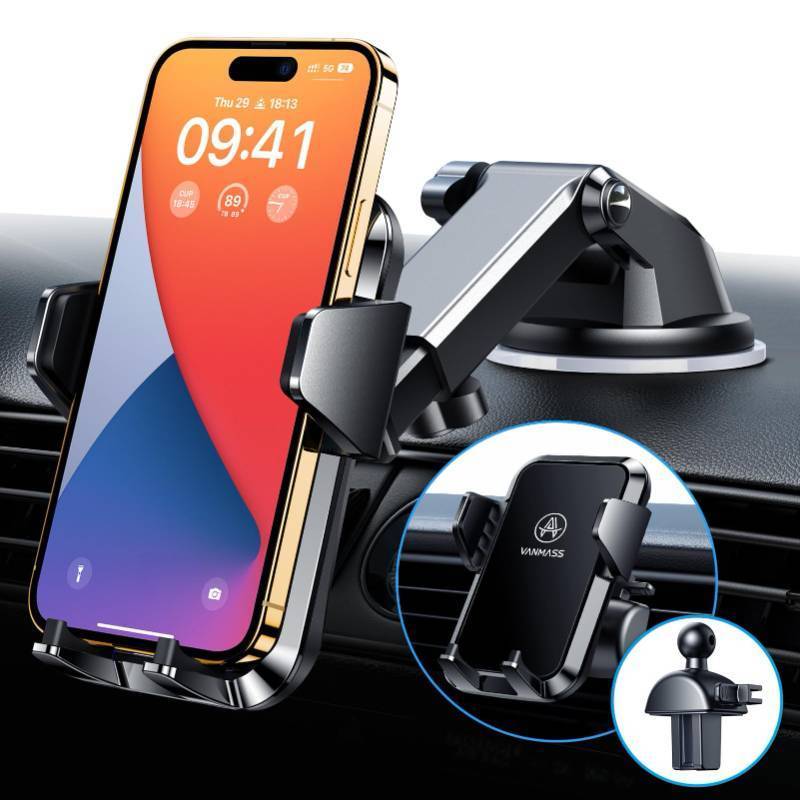 lot 32144 image: True Anti-Vibration Car Phone Holder 2025 Ultimate Military-Grade Suction Cell Mount Truck Stand Cradle for Dashboard Windshield Vent for iPhone 16 Pro Max 15 14 13 Samsung Android