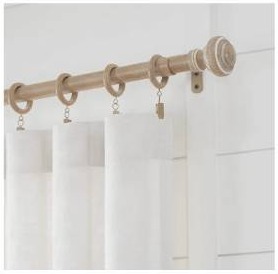 lot 10372 image: Adjustable Curtain Rod. 72 to 144