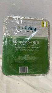 lot 5483 image: True Living Outdoor Disposable Grill