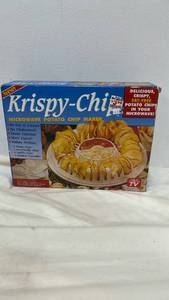 lot 5490 image: Krispy-Chi Microwave Potato Chip Maker - As Seen on TV