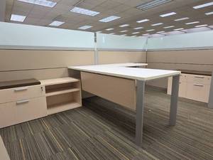 lot 13041 image: Contents of Cubicle, Desk, Storage Filing Cabinet, (2) Small Filing Cabinets