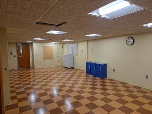 lot 13096 image: Ceiling Tiles, Bulletin Board, Clock, First Aid Kit