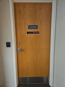 lot 13058 image: Commercial Wood Door with Falcon Lock System