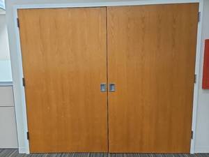 lot 13061 image: Commercial Wood Door Panel