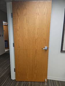 lot 13062 image: Commercial Oak Door with Schlage Lock
