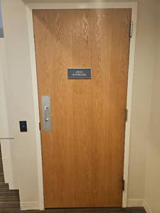 lot 13068 image: Commercial Wood Door with Hardware