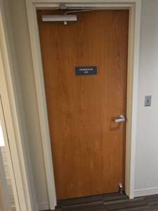 lot 13075 image: Commercial Door with Schlage Hardware Set