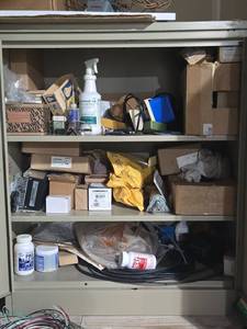 lot 49702 image: Huxtable Industrial Storage Cabinet