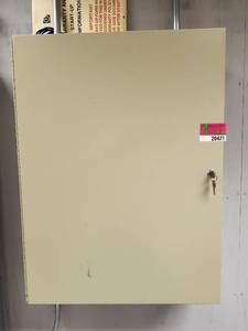 lot 20471 image: Commercial Network Control Panel with Cable Management System