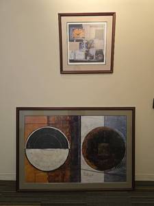 lot 13104 image: Contemporary Abstract Circle Art Print Set