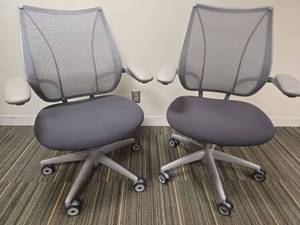 lot 20086 image: (2) Humanscale Liberty Task Chairs